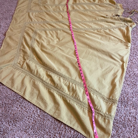 Free People Green, Spaghetti Strap, Maxi, Cotton Dress - Picture 9 of 16